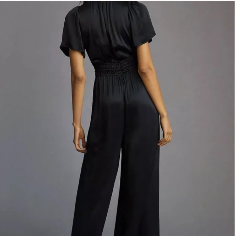 Anthropologie The Somerset Black Jumpsuit size Small - Picture 3 of 15